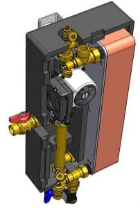 Frischwassermodul thermisch Regelung und elektronsiche Regelung